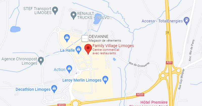 plan acces google map