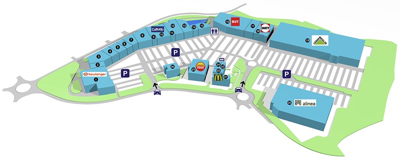 Plan du Family Village Limoges